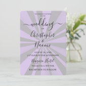 独自の深いのカスタム作成レトロ日が差すこと 招待状 (スタンド正面)