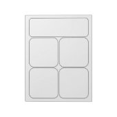 独自の漫画とストーリーを描画 – 空白のテンプレート ノートパッド (回転)