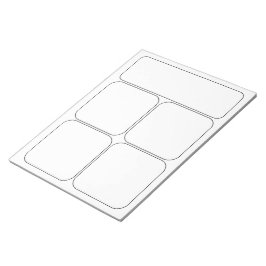 独自の漫画とストーリーを描画 – 空白のテンプレート ノートパッド