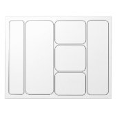 独自の漫画とストーリーを描画 – 空白のテンプレート ノートパッド (正面)