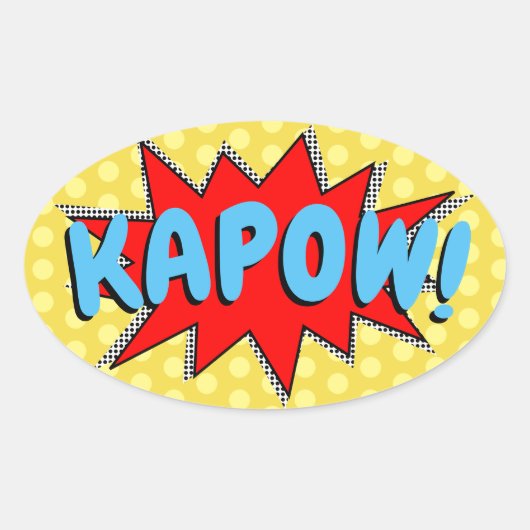 独自の漫画ブックのサウンド効果の作成 楕円形シール (正面)