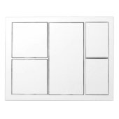 独自の漫画 |漫画ブックペー空白のジ ノートパッド (正面)