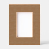 独自の濃い灰色の青を作成パーソナライズされた レーザー彫刻フレーム (正面)