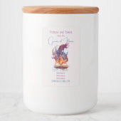 独自の火の魔導書の作成 フードラベル (正面)