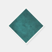 独自の無地のティール（緑がかった色）動揺してスタイル スタンダードカクテルナプキン (角)