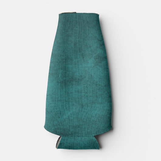 独自の無地のティール（緑がかった色）動揺してスタイル ボトルクーラー (正面)