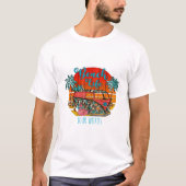 独自の熱帯ビーチバンを作成 Tシャツ (正面)