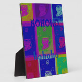 独自の特別なサンタホーホアートをポップ・アートの作成 フォトプラーク (側面)