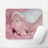 独自の甘いベビー写真の贈り物を作成 マウスパッド (マウス)
