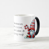 独自の甘いペパーミントクリスマス格言を作成 モーフィングマグカップ (正面右)