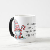 独自の甘いペパーミントクリスマス格言を作成 モーフィングマグカップ (正面左)