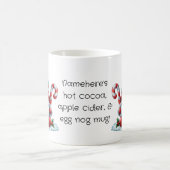 独自の甘いペパーミントクリスマス格言を作成 モーフィングマグカップ (中央)