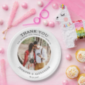 独自の田舎写真を結婚作成 ペーパープレート (パーティー)