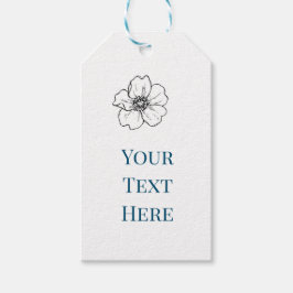 独自の男の赤ちゃん紙ギフトラベルの作成 ギフトタグ