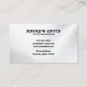 独自の画像を追加する名刺 名刺 (裏面)