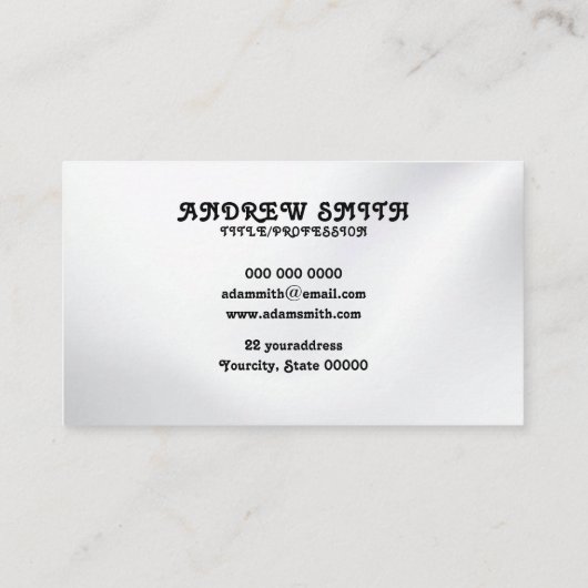 独自の画像を追加する名刺 名刺 (裏面)