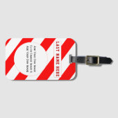 独自の画像ラゲージタグの追加（住所の追加） ラゲッジタグ (正面横)