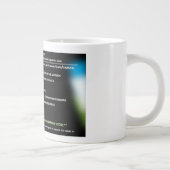 独自の画質でパーソナライズ ジャンボコーヒーマグカップ (右)