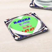 独自の発光ハートの作成ベビーキッドデザイン コースター (左側)