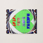 独自の発光ハートの作成ベビーキッドデザイン ジグソーパズル (横)