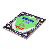 独自の発光ハートの作成ベビーキッドデザイン タイル (側面)