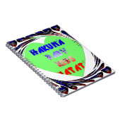 独自の発光ハートの作成ベビーキッドデザイン ノートブック (右側)