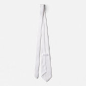 独自の白いのカスタム作成 ネクタイ (裏面)