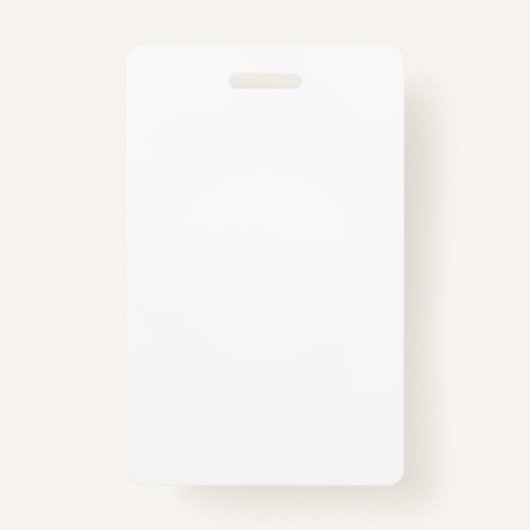 独自の白いのカスタム作成 バッジ (正面)