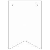 独自の白いを作成無地のカスタムする バンティングフラッグ (第1の旗)