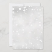 独自の白いカスタム斑点の作成 セーブザデート (裏面)