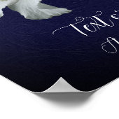 独自の白いハイビスカスフラワーブーケを作成する ポスター (角)