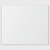 独自の白いラッピングカスタム紙の作成 ラッピングペーパー (フラット)