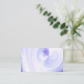 独自の白い光の渦巻きを作成 – 深い紫 名刺 (スタンド正面)