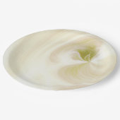 独自の白い光の渦巻きを作成 – 黄色 ペーパープレート (アングル)