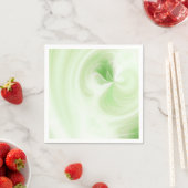 独自の白い光の渦巻きを作成 – Lime Green スタンダードカクテルナプキン (インサイチュ)