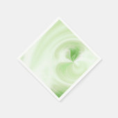 独自の白い光の渦巻きを作成 – Lime Green スタンダードカクテルナプキン (角)