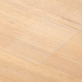 独自の白い感謝祭招待状の作成 アクリル招待状 (レイダウン)