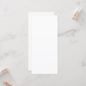 独自の白い誕生日カードの作成 カード (正面/裏面インサイチュ)