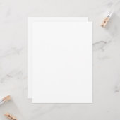 独自の白い誕生日カードの作成 カード (正面/裏面インサイチュ)