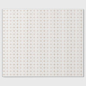 独自の白と金ゴールドの雪片を作成 ラッピングペーパー (フラット)