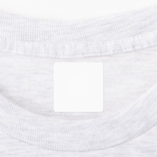 独自の白のパーソナル化を作成する ラベル (貼付)