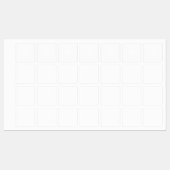 独自の白のパーソナル化を作成する ラベル (シート)