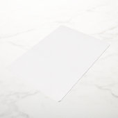 独自の白のパーソナル化を作成する 箔招待状 (回転した状態)