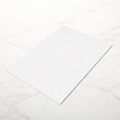 独自の白のパーソナル化を作成する 箔招待状 (回転した状態)