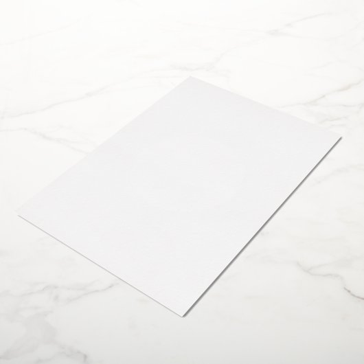 独自の白のパーソナル化を作成する 箔招待状 (回転した状態)