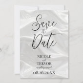 独自の白カスタム波を作成 セーブザデート (正面)