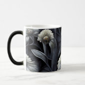 独自の白黒の花を作成する モーフィングマグカップ (左)