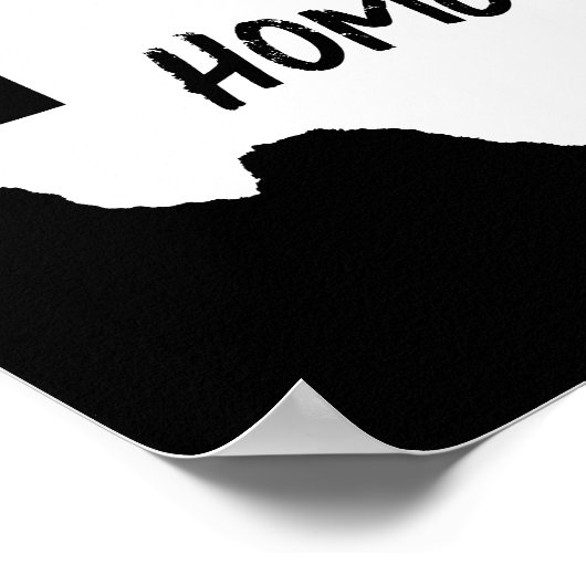 独自の白黒を作成するテキサス州 ポスター (角)