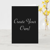 独自の白黒を作成する カード (黄色い花)