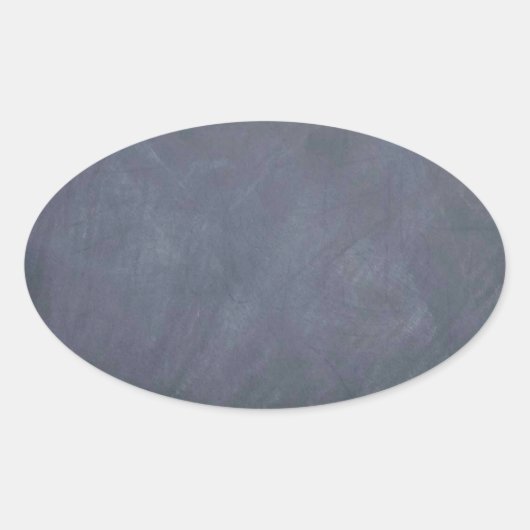 独自の石板Chalkboardアクセサリー – カスタマイズ 楕円形シール (正面)